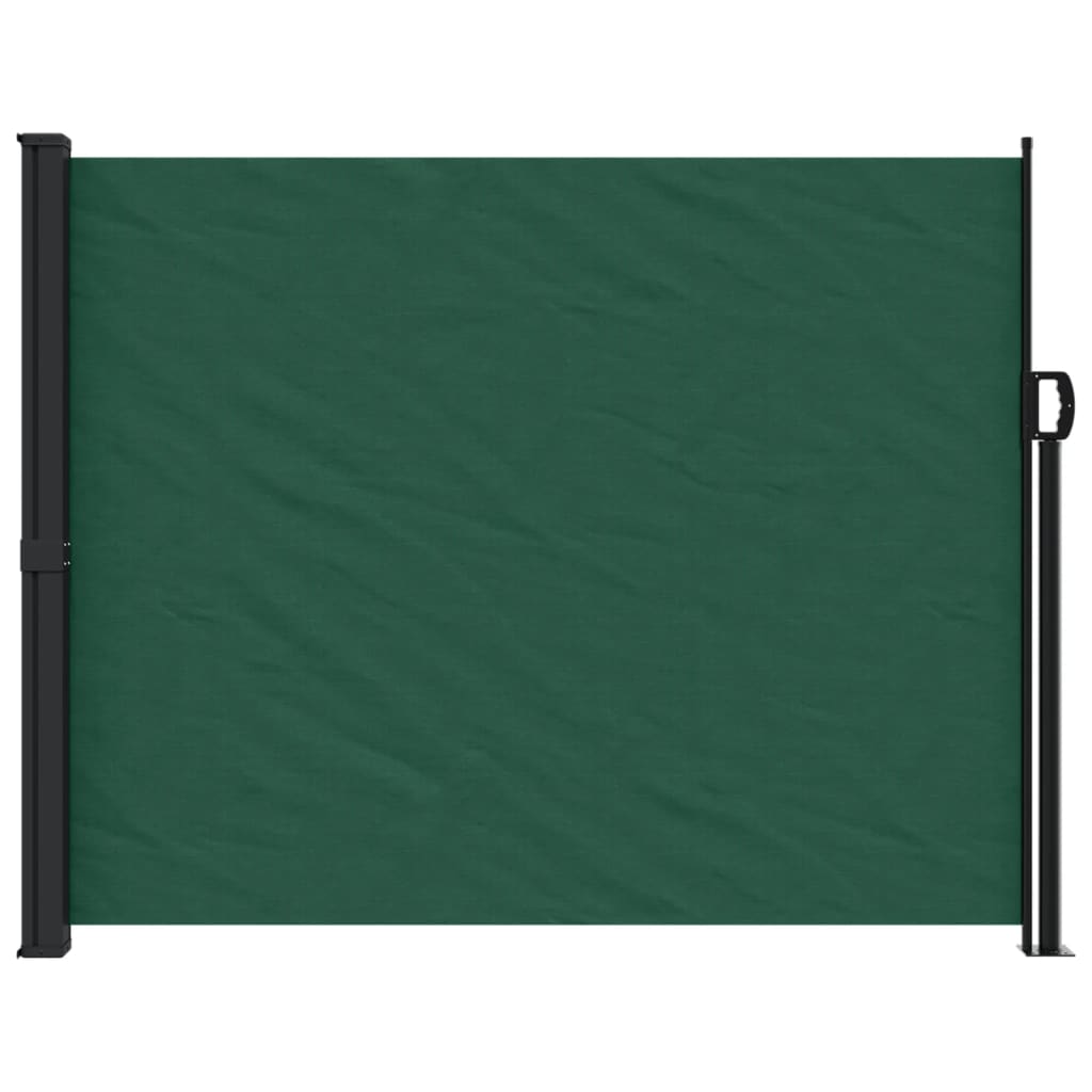 Retractable Side Awning Dark Green 170x300 cm