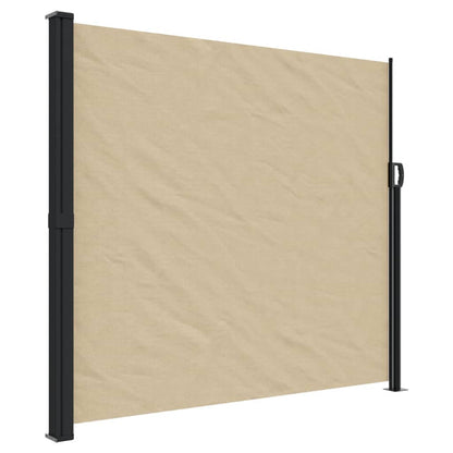 Retractable Side Awning Beige 180x300 cm