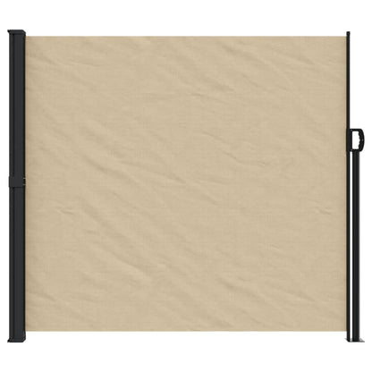 Retractable Side Awning Beige 180x300 cm