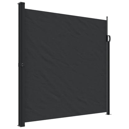 Retractable Side Awning Black 200x300 cm