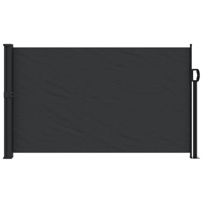 Retractable Side Awning Black 120x500 cm