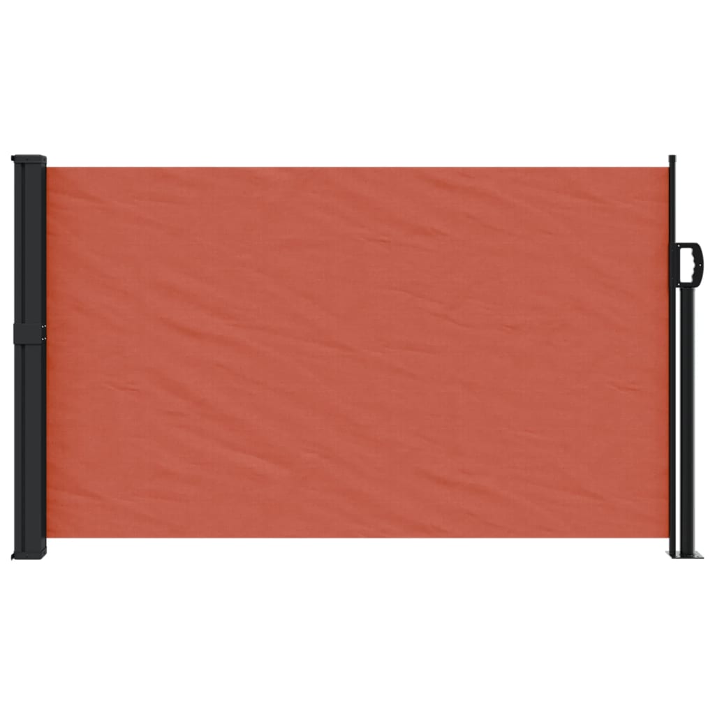 Retractable Side Awning Terracotta 120x500 cm