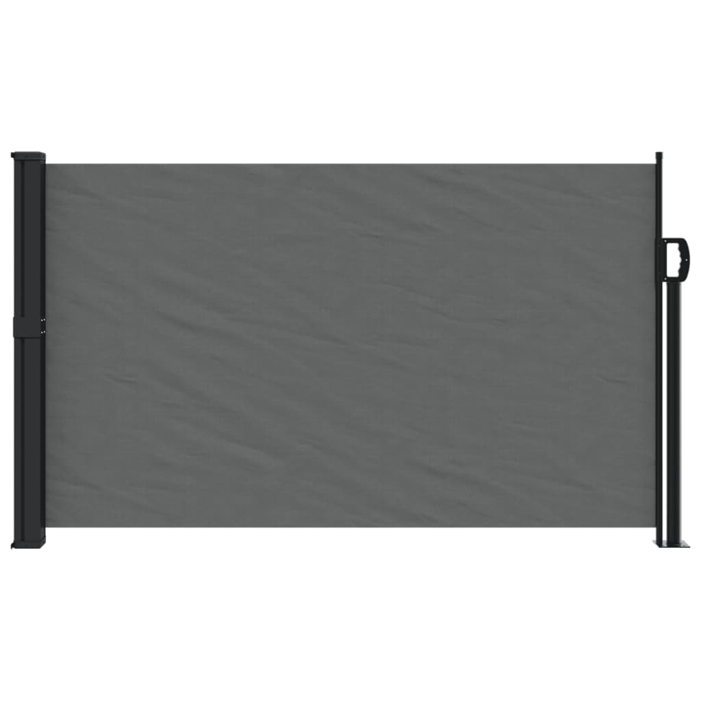 Retractable Side Awning Anthracite 120x500 cm