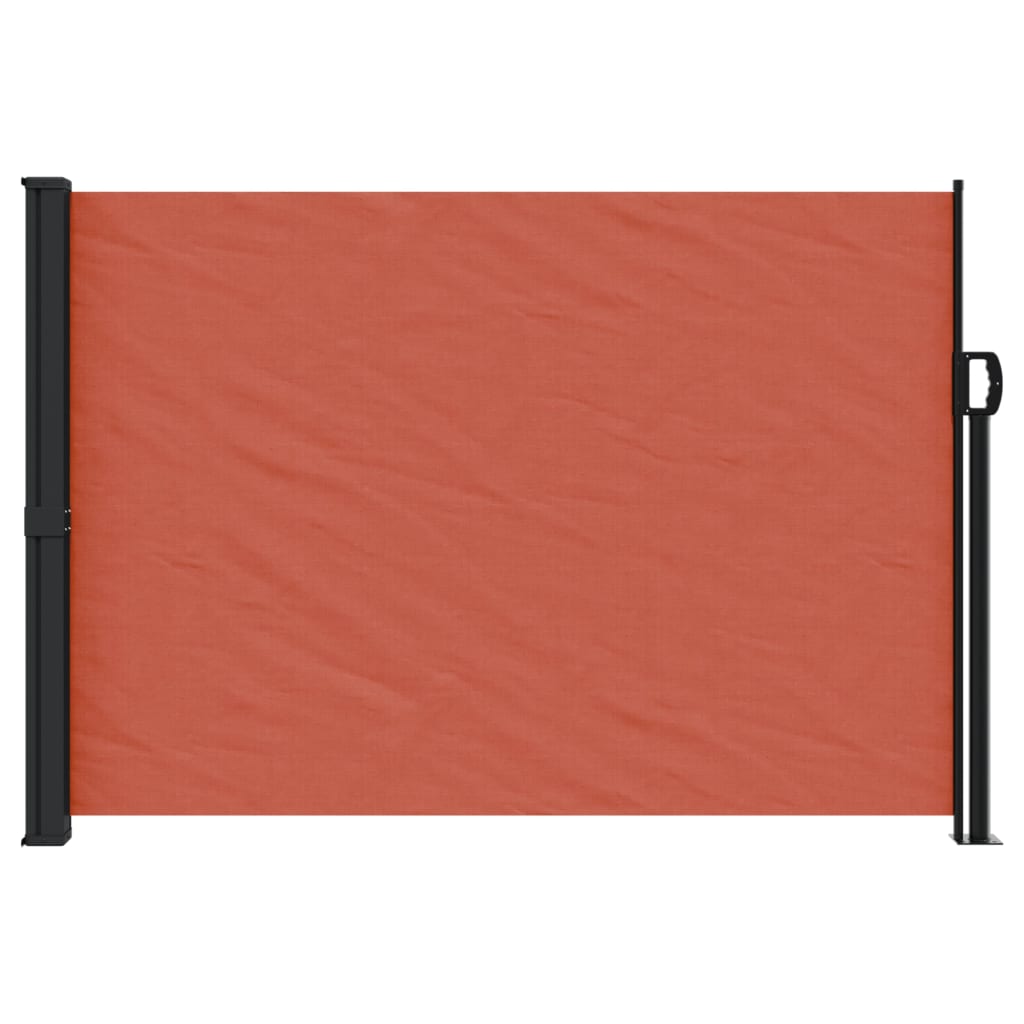 Retractable Side Awning Terracotta 140x500 cm