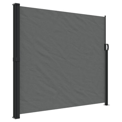 Retractable Side Awning Anthracite 180x500 cm