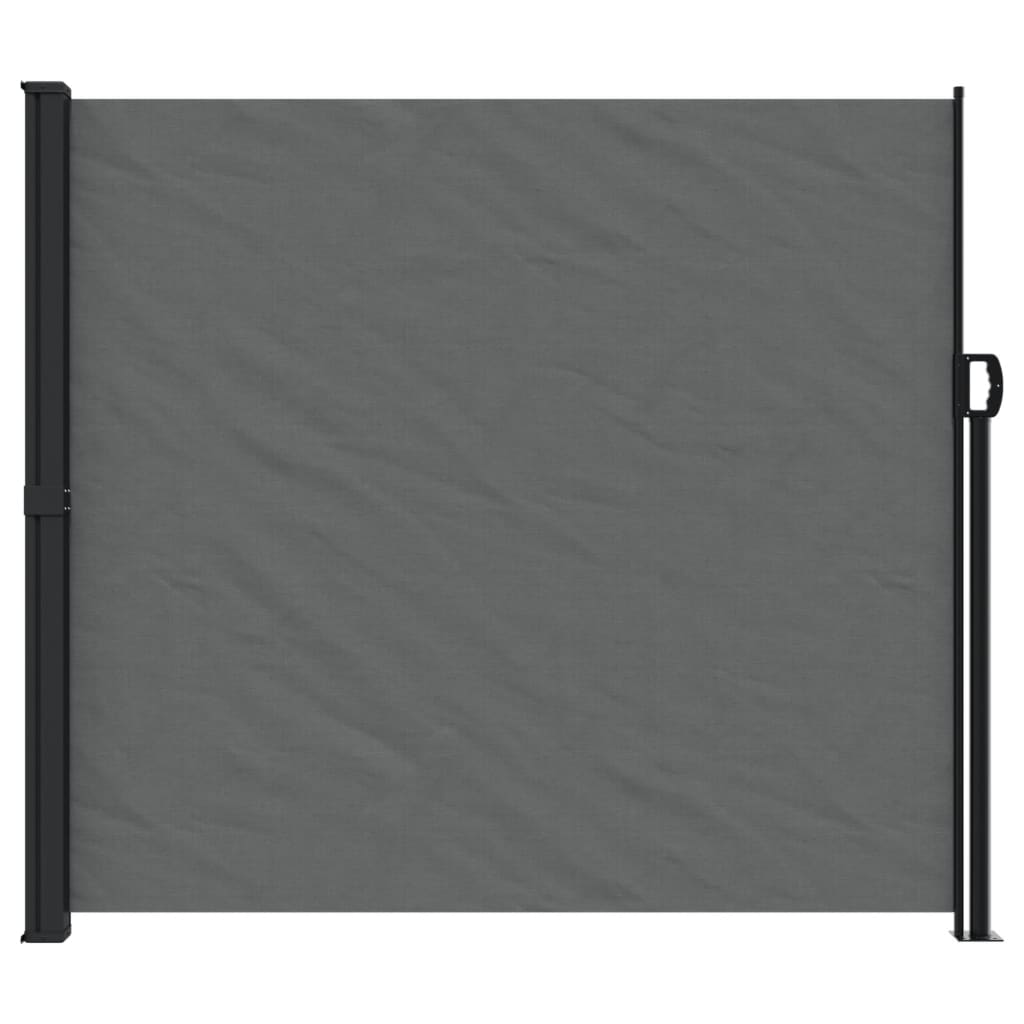 Retractable Side Awning Anthracite 180x500 cm