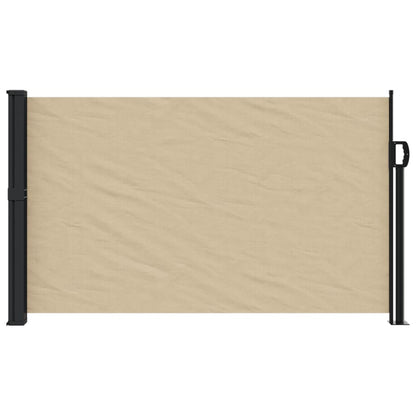 Retractable Side Awning Beige 120x600 cm