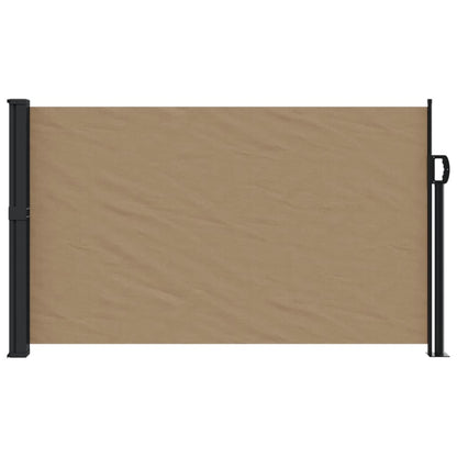 Retractable Side Awning Taupe 120x600 cm