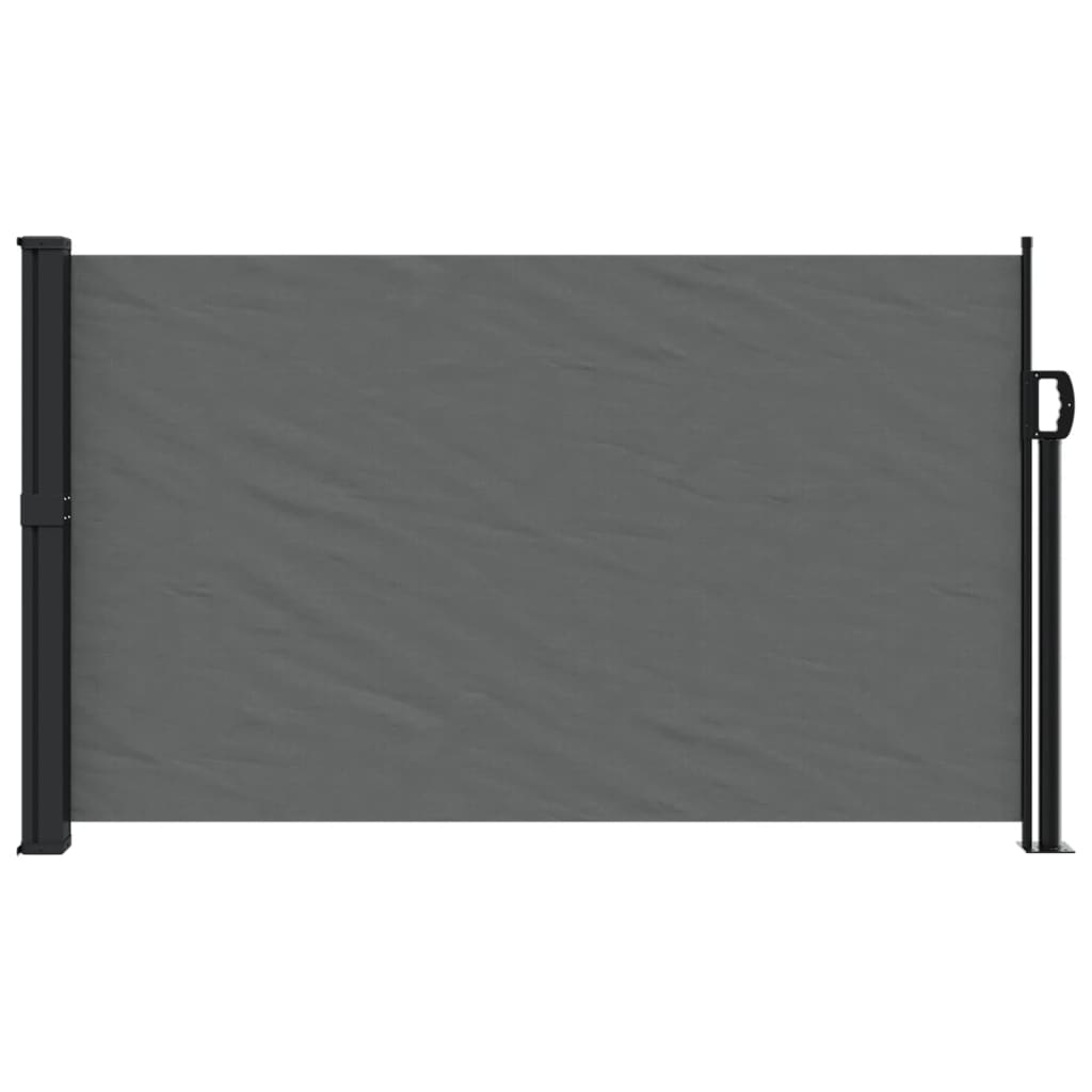 Retractable Side Awning Anthracite 120x600 cm