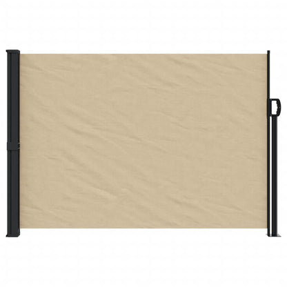 Retractable Side Awning Beige 140x600 cm