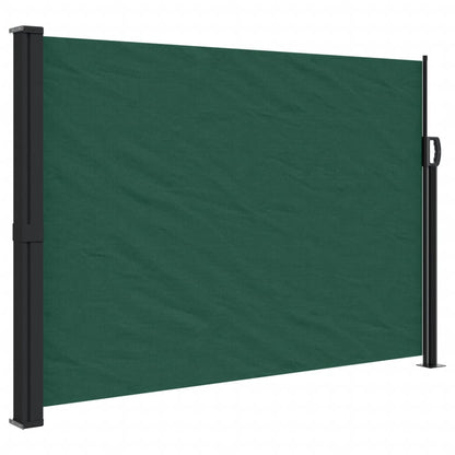 Retractable Side Awning Dark Green 140x600 cm