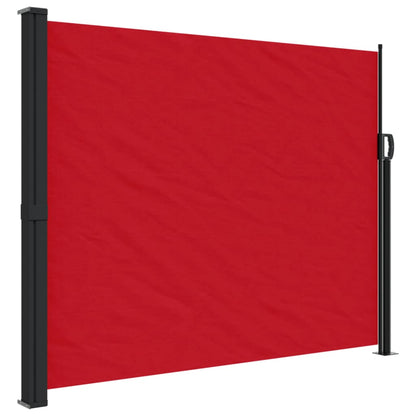 Retractable Side Awning Red 160x600 cm