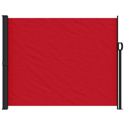 Retractable Side Awning Red 160x600 cm