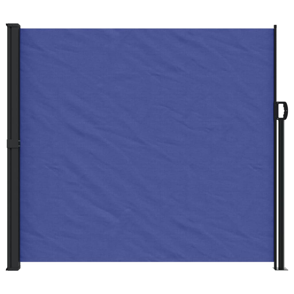 Retractable Side Awning Blue 180x600 cm