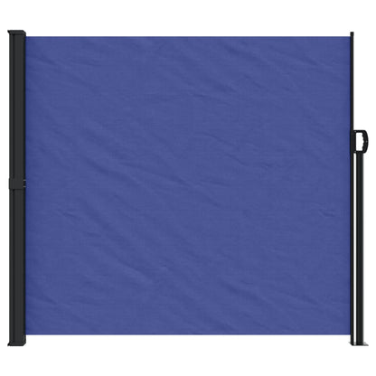 Retractable Side Awning Blue 180x600 cm