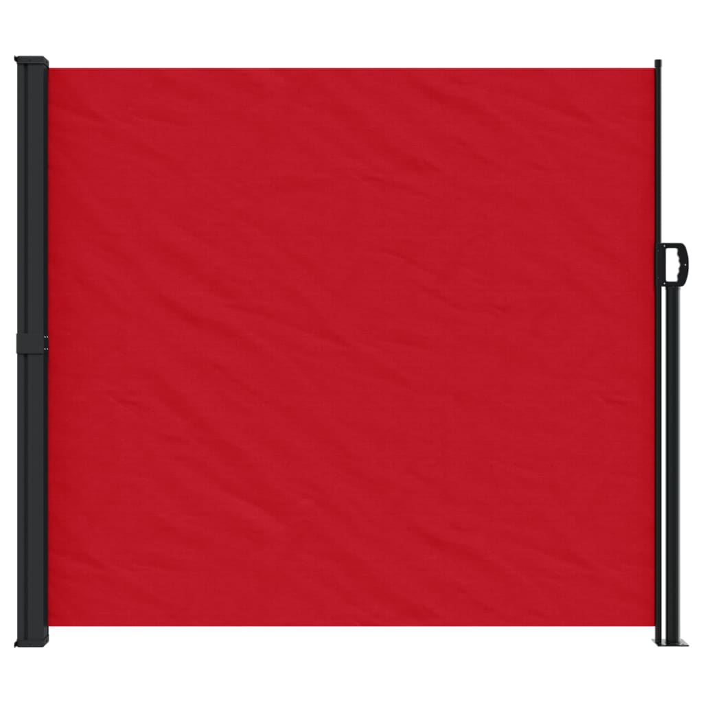 Retractable Side Awning Red 180x600 cm