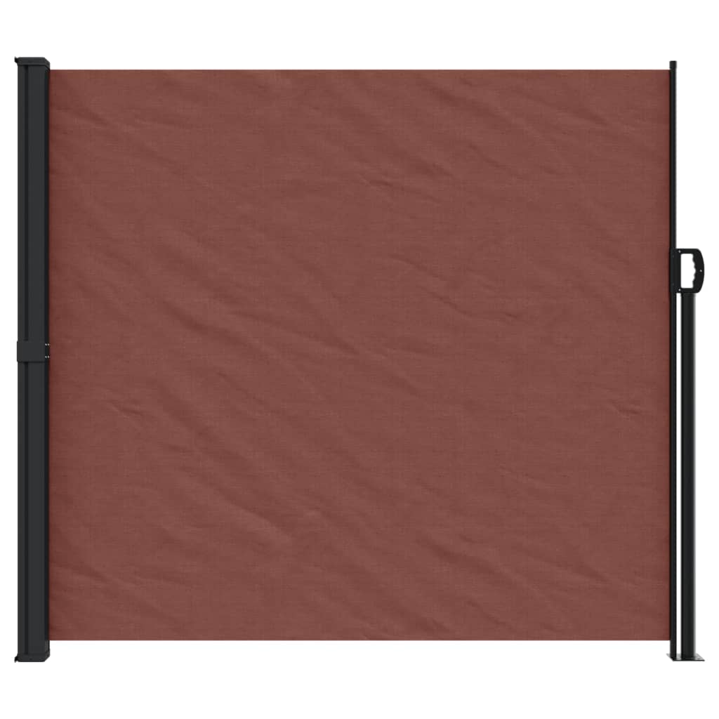 Retractable Side Awning Brown 180x600 cm