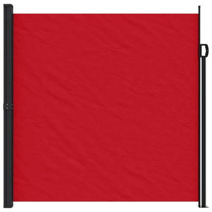 Retractable Side Awning Red 200x600 cm