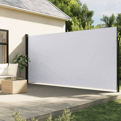 Retractable Side Awning White 200x600 cm