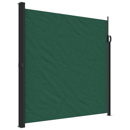 Retractable Side Awning Dark Green 200x600 cm