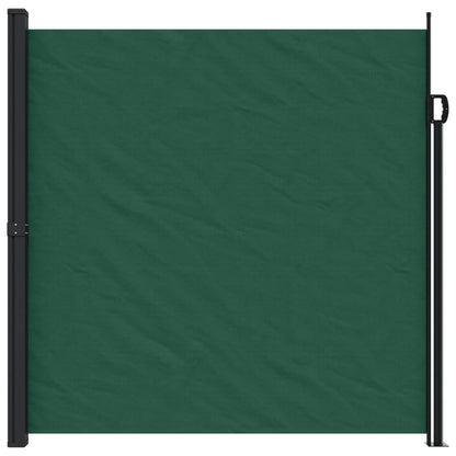 Retractable Side Awning Dark Green 200x600 cm