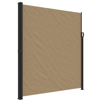 Retractable Side Awning Taupe 220x600 cm