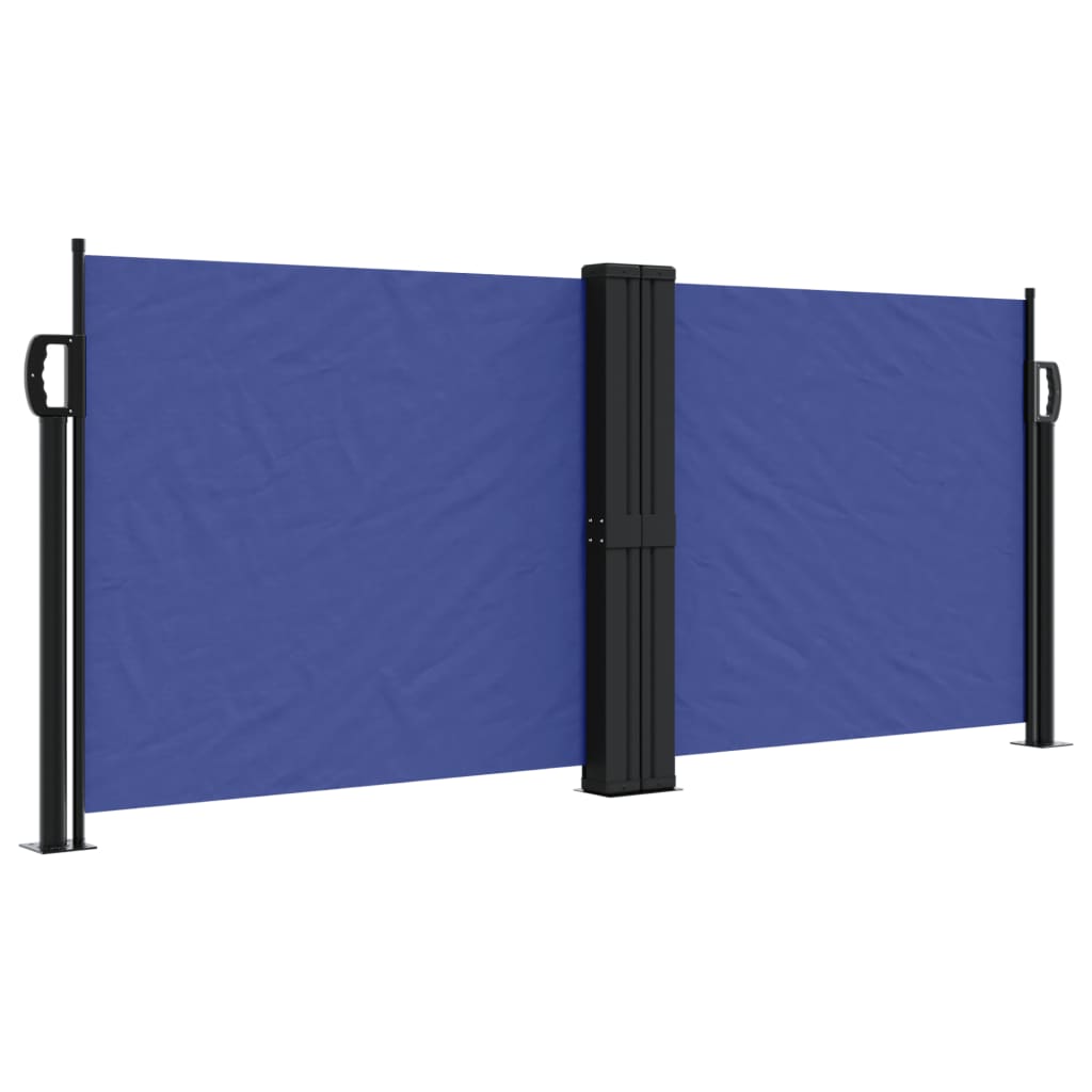 Retractable Side Awning Blue 100x600 cm