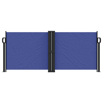 Retractable Side Awning Blue 100x600 cm