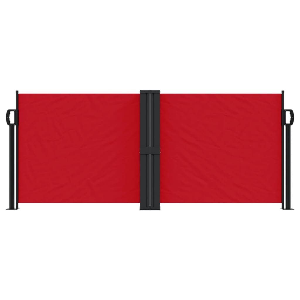 Retractable Side Awning Red 100x600 cm