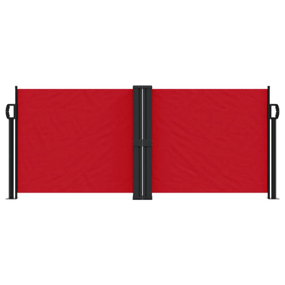 Retractable Side Awning Red 100x600 cm