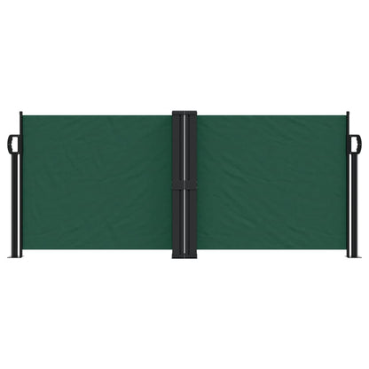 Retractable Side Awning Dark Green 100x600 cm