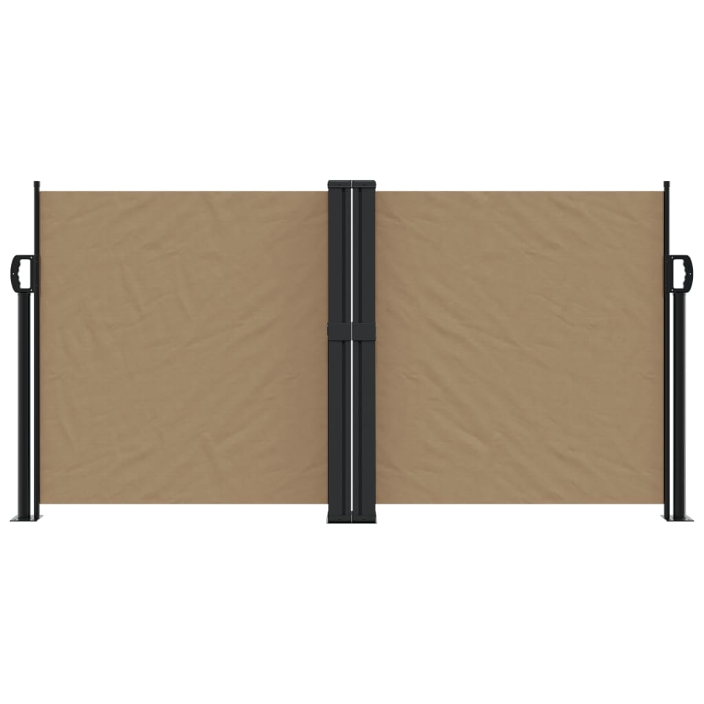 Retractable Side Awning Taupe 120x600 cm