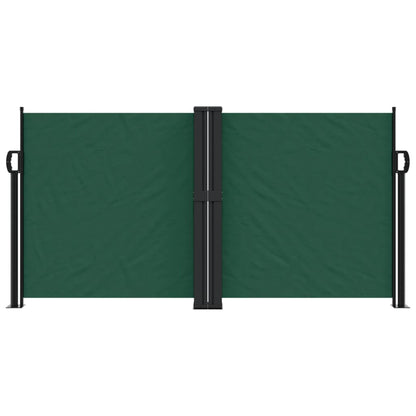 Retractable Side Awning Dark Green 120x600 cm