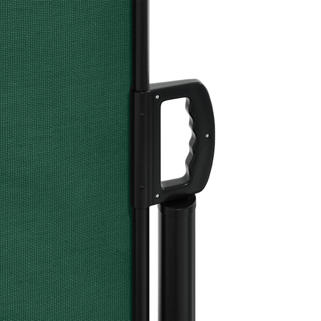 Retractable Side Awning Dark Green 120x600 cm