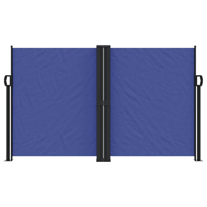 Retractable Side Awning Blue 140x600 cm