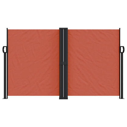 Retractable Side Awning Terracotta 140x600 cm