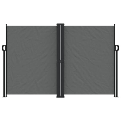 Retractable Side Awning Anthracite 160x600 cm