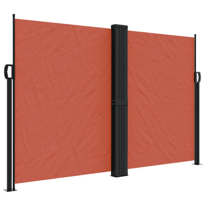 Retractable Side Awning Terracotta 160x600 cm