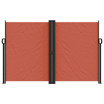 Retractable Side Awning Terracotta 160x600 cm