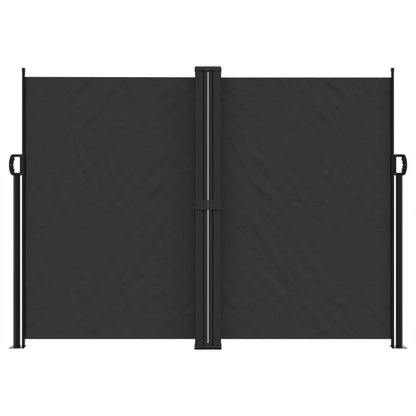 Retractable Side Awning Black 180x600 cm