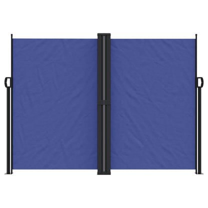 Retractable Side Awning Blue 180x600 cm