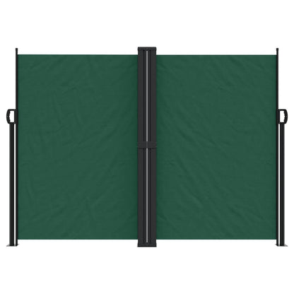 Retractable Side Awning Dark Green 180x600 cm