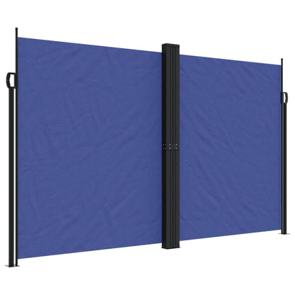 Retractable Side Awning Blue 200x600 cm