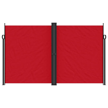 Retractable Side Awning Red 200x600 cm