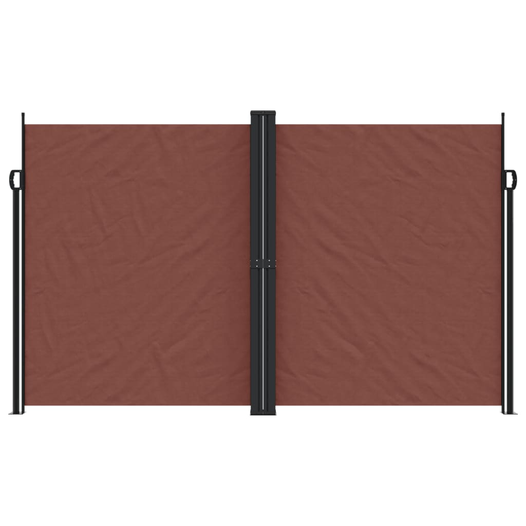 Retractable Side Awning Brown 200x600 cm