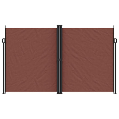 Retractable Side Awning Brown 200x600 cm