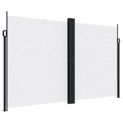 Retractable Side Awning White 200x600 cm