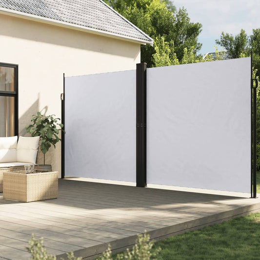 Retractable Side Awning White 200x600 cm