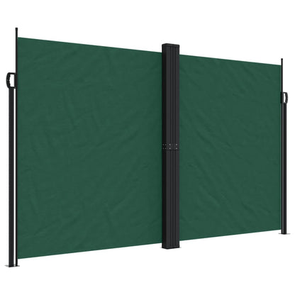 Retractable Side Awning Dark Green 200x600 cm