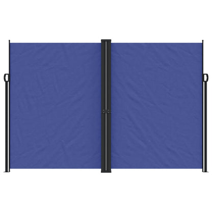 Retractable Side Awning Blue 220x600 cm